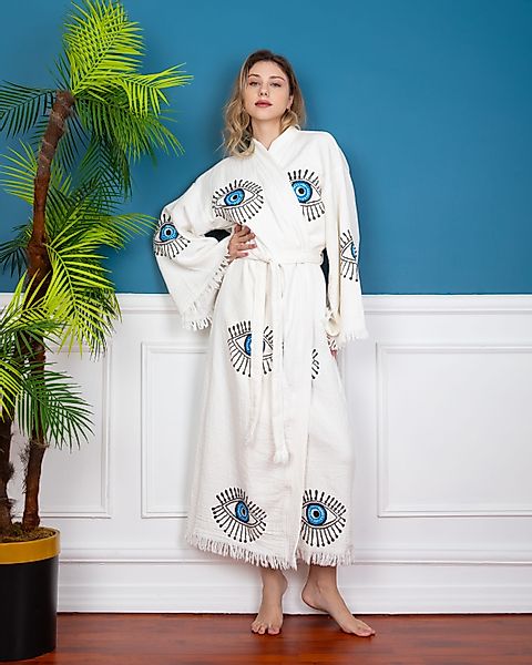 Seyila Home Damenbademantel Morgenmantel / Bademantel/ günstig online kaufen
