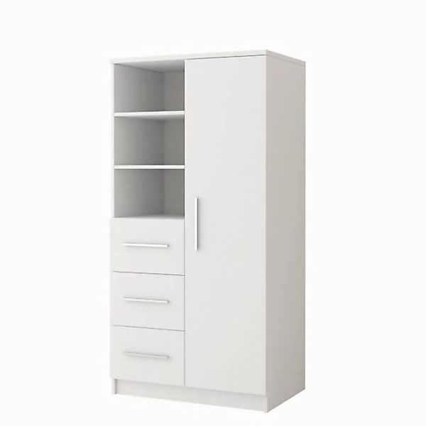 MOEBLO Kleiderschrank Marsala 3SD 05 (mit Schubladen Regal, Vitrine Kleider günstig online kaufen