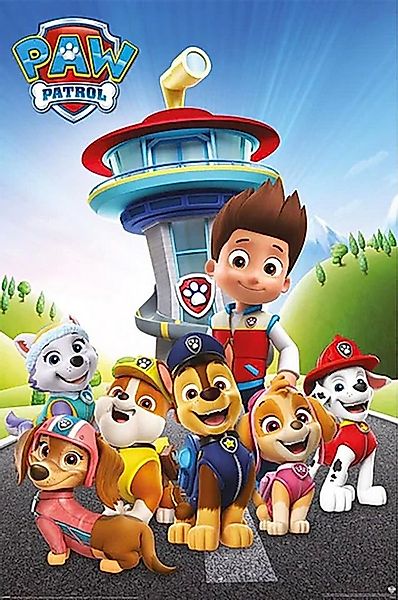 PYRAMID Poster Paw Patrol Poster Team 61 x 91,5 cm günstig online kaufen