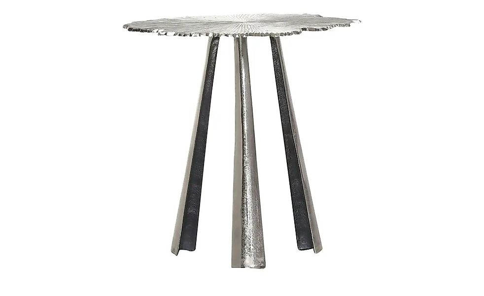 Beistelltisch  Cake ¦ silber ¦ Maße (cm): H: 49  Ø: 48 Tische > Beistelltis günstig online kaufen