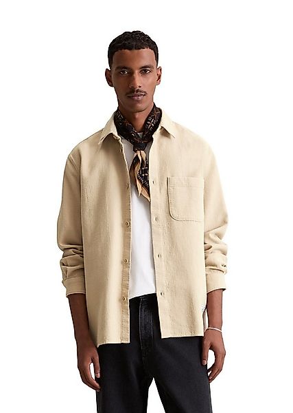 Marc O'Polo DENIM Langarmhemd mit feiner Struktur günstig online kaufen