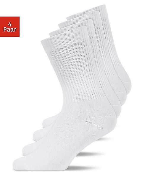 SNOCKS Tennissocken Cleane Sportsocken (4-Paar) aus Bio-Baumwolle, stylish günstig online kaufen
