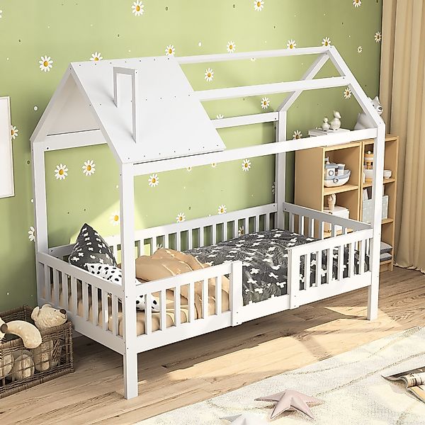 Gdood Kinderbett Hausbett Massivholzbett Jugendbett (1-tlg., günstig online kaufen