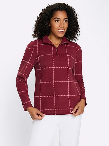 Sieh an! Fleeceshirt Fleece-Shirt Langarm Länge ca. 66 cm günstig online kaufen