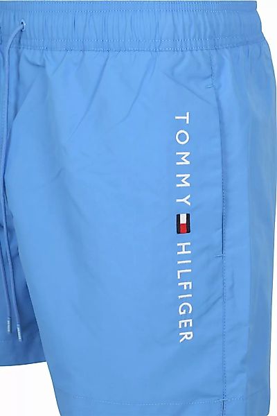 Tommy Hilfiger Badeshorts Logo Blau - Größe M günstig online kaufen