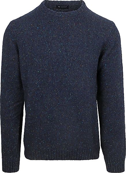 Suitable Pullover Tweed Wool Blend Navy - Größe XL günstig online kaufen