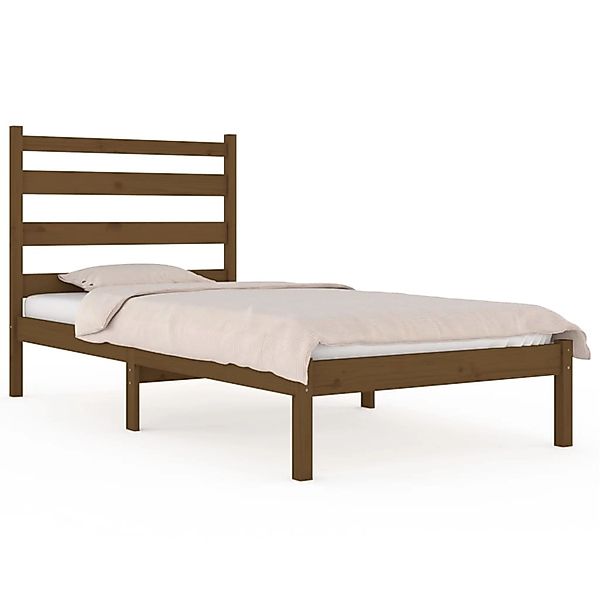 vidaXL Massivholzbett Honigbraun Kiefer 100x200 cm1156601 günstig online kaufen