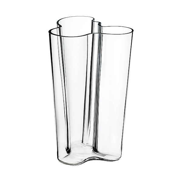 Vase Aalto glas transparent / 17 x 17 x H 25 cm - Alvar Aalto, 1936 - Iitta günstig online kaufen