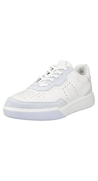 Ecco Street Court Lea (Premium-Leder) weiss/violett Damen Sneaker günstig online kaufen