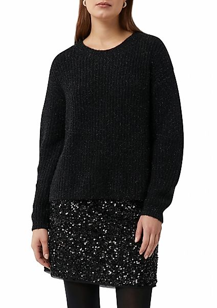 Comma Strickpullover mit Glitzerfäden günstig online kaufen