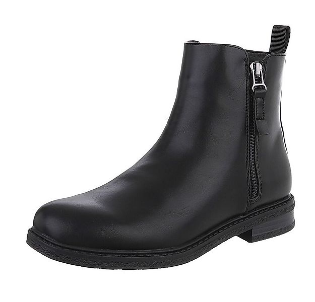Ital-Design Eleganter Chelsea-Boot mit Reißverschluss für Damen Stiefelette günstig online kaufen