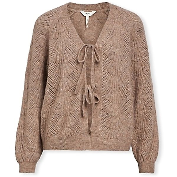 Object  Pullover Noos Flora RE Cardigan - Desert Taupe Melange günstig online kaufen