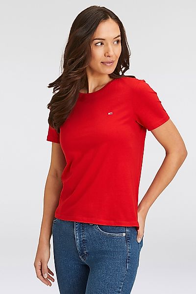 Tommy Jeans Rundhalsshirt "TJW SOFT JERSEY TEE", mit Tommy Jeans Logo-Flag günstig online kaufen