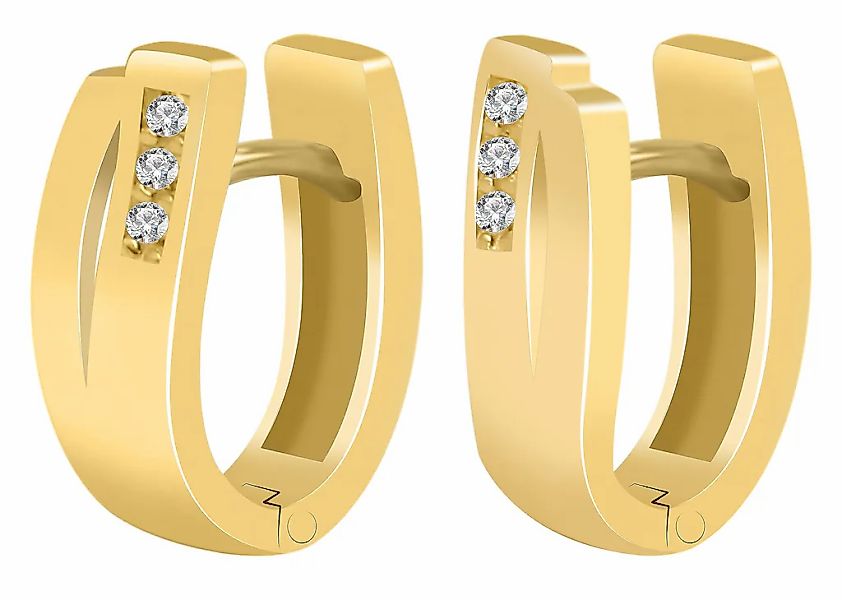 Adelia´s Klappcreolen "Damen Ohrringe – Klappcreole aus 925 Silber" Zum Ver günstig online kaufen