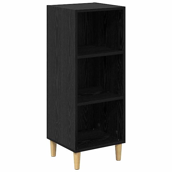 vidaXL Sideboard Schwarz Eichen-Optik 32,5 x 34,5 x 90 cm 880963 günstig online kaufen
