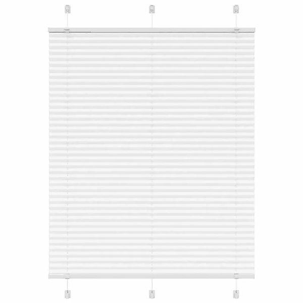 vidaXL Plissee Weiß 110x150 cm Stoffbreite 109,4 cm Polyester 4015502 günstig online kaufen