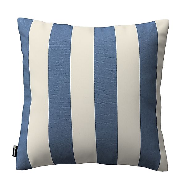 Kissenhülle Mia, blau-weiß, 50 x 50 cm, Quadro (143-90) günstig online kaufen