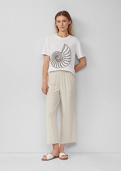 s.Oliver Culotte Hose Culotte aus Viskose mit Elastikbund günstig online kaufen