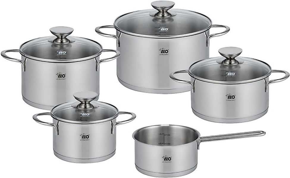 Elo Topf-Set »Galant« Set, Bratentopf Ø 20 cm, Fleischtopf Ø 16/20/24 cm, S günstig online kaufen