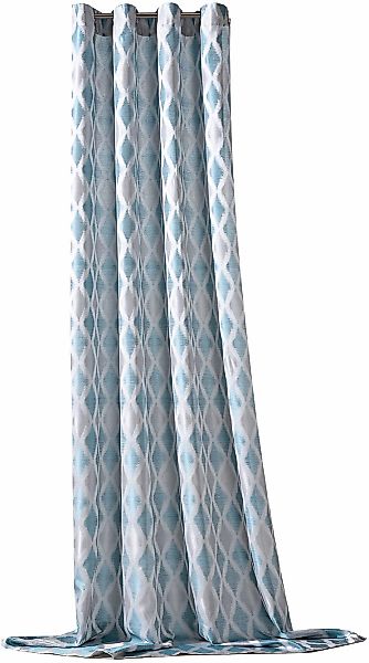 Weckbrodt Vorhang "Raute" Ösen 1 Stk. tlg. Jacquard, strukturiert, blickdic günstig online kaufen
