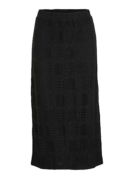 Vila Sommerrock Midi Design Strukturiert mit günstig online kaufen