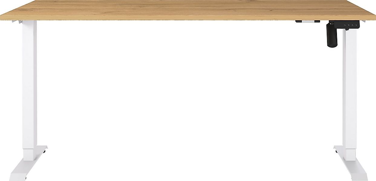 GERMANIA Schreibtisch Boras, elektrisch höhenverstellbar, Breite 120/140/16 günstig online kaufen