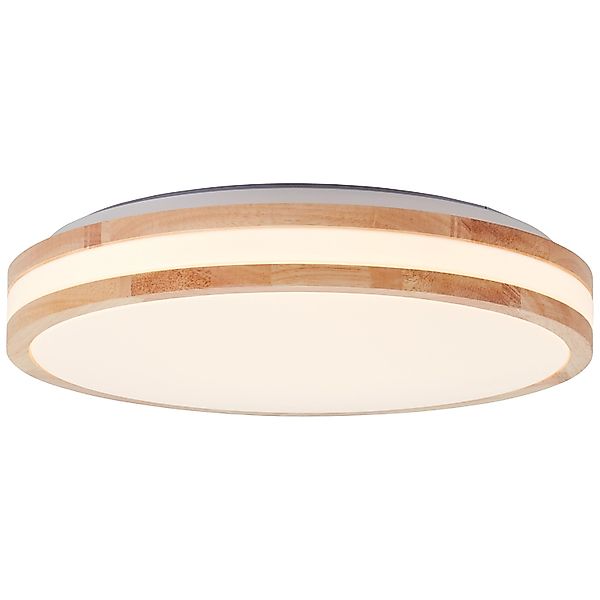 Brilliant Deckenleuchte »Laskos«, 1 flammig, mit Holzrahmen, Ø 38 cm, 2200 günstig online kaufen