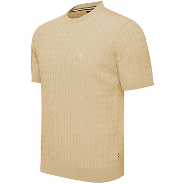 Cappuccino Italia  T-Shirt Loreto Cable Knit Tee günstig online kaufen