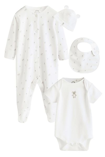 Next Schlafoverall Schlafanzug, Body, Mütze und günstig online kaufen