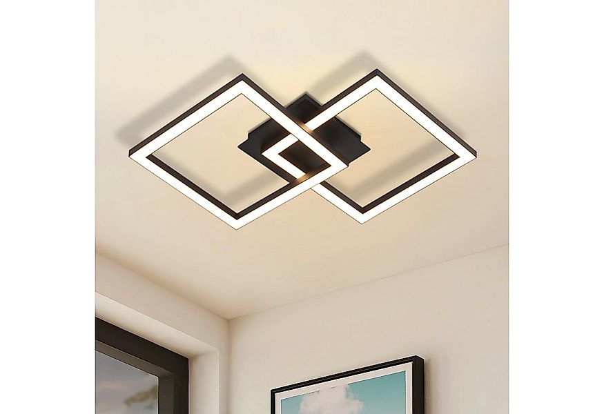 Nettlife LED Deckenleuchte Modern Design Wohnzimmerlampe 24W, Drehbares, Au günstig online kaufen