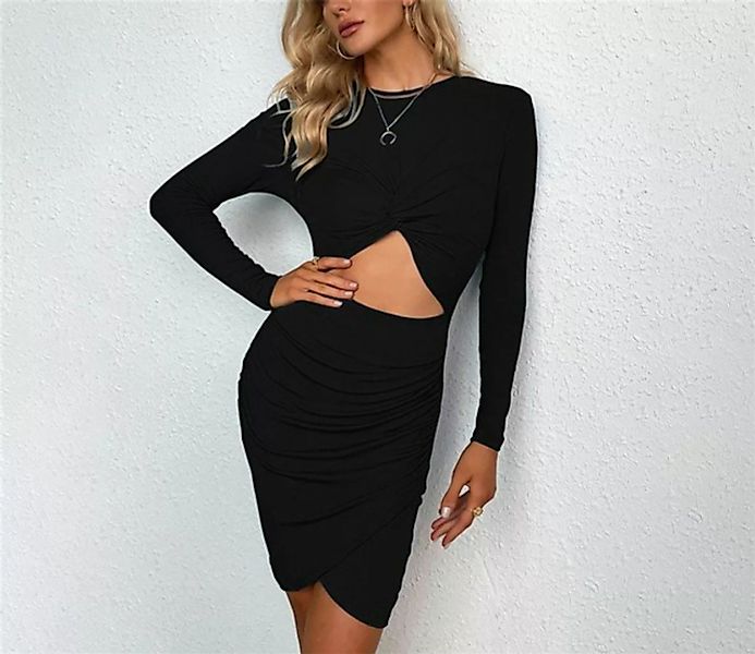 AFAZ New Trading UG Abendkleid Damen Kleid Cut Outs Langarm Elegant Enge Bo günstig online kaufen