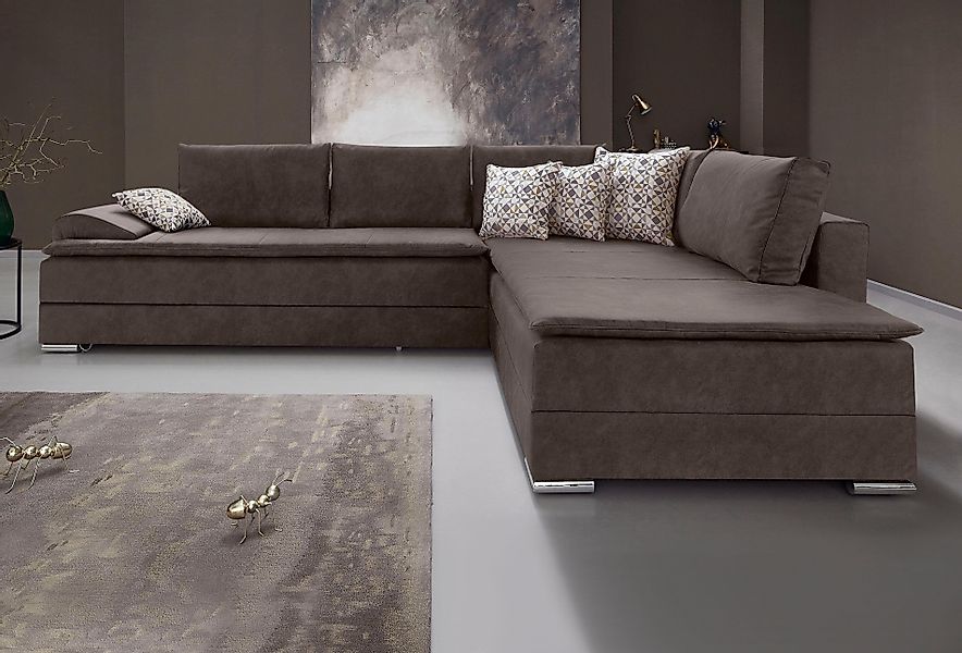 INOSIGN Ecksofa "Night & Day L-Form, B: 324 cm", mit Bettfunktion, Bettkast günstig online kaufen