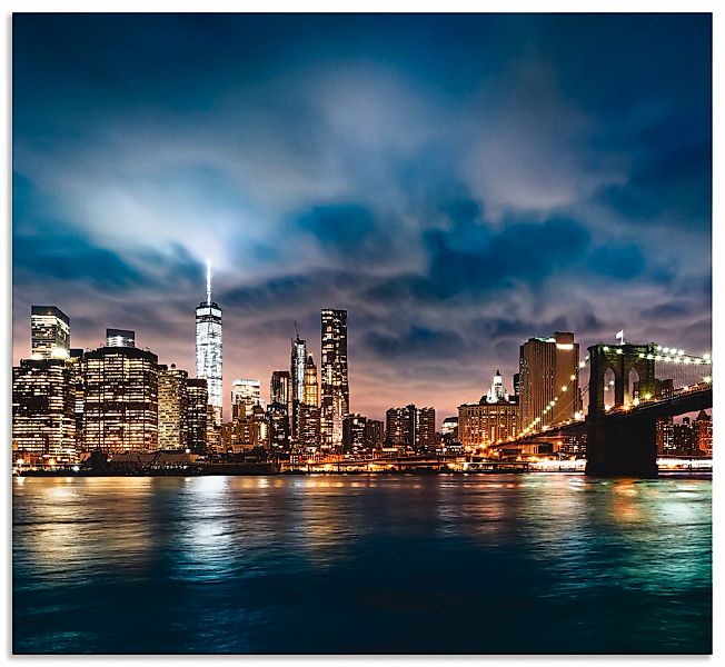 Artland Küchenrückwand "Sonnenaufgang über Manhattan", (1 tlg.), Alu Spritz günstig online kaufen
