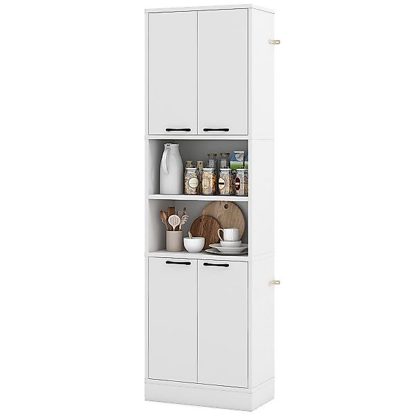 KOMFOTTEU Küchenbuffet Buffetschrank Vorratsschrank mit 4 günstig online kaufen