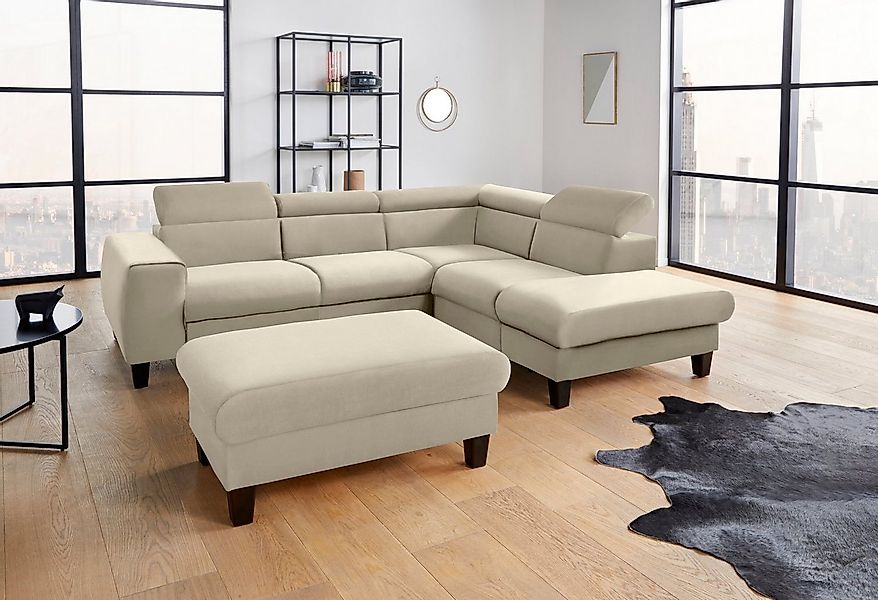 COTTA Polstergarnitur Morven L-Form, (Set), Set bestehend aus: Ecksofa mit günstig online kaufen