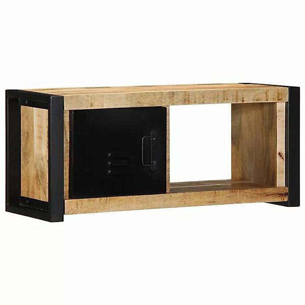 vidaXL TV-Schrank TV-Schrank 80x30x35 cm Raues Massivholz Mango (1-St) günstig online kaufen