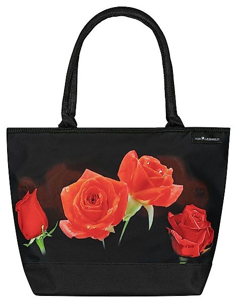 von Lilienfeld Shopper Tasche Blumen Rosenbouquet Maße L42 x H30 x T15 cm, günstig online kaufen
