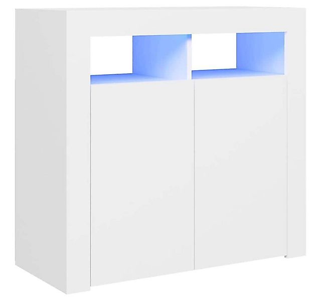 Nettlife Sideboard Sideboard mit LED 80x35x75 cm, Geeignet für Esszimmer, K günstig online kaufen