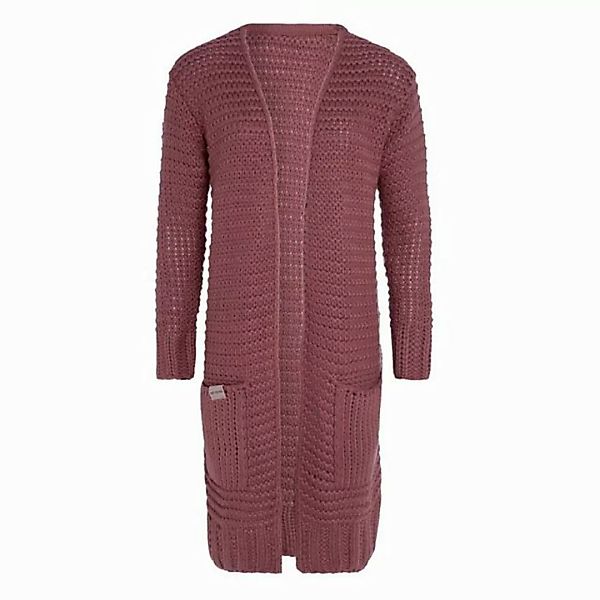 Knit Factory Strickjacke Alex Strickjacken 36/38 Glatt Rot (1-tlg) modern S günstig online kaufen