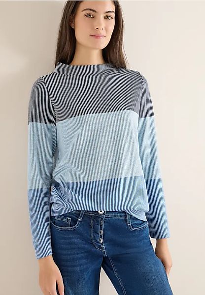 Colorblock Jacquard Shirt günstig online kaufen