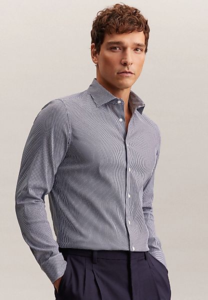 seidensticker Businesshemd "Slim", Slim Langarm Kentkragen Karo günstig online kaufen
