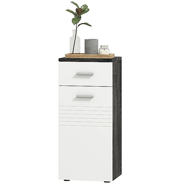 kleankin Badezimmerschrank mit Schublade und einer Tür, platzsparender Holz günstig online kaufen