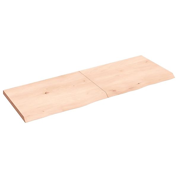 vidaXL Waschtischplatte 140x50x4 cm Massivholz Unbehandelt günstig online kaufen