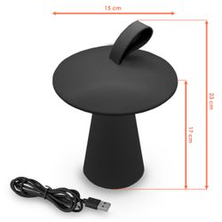 Spetebo LED Gartenleuchte in Pilz-Form mit günstig online kaufen