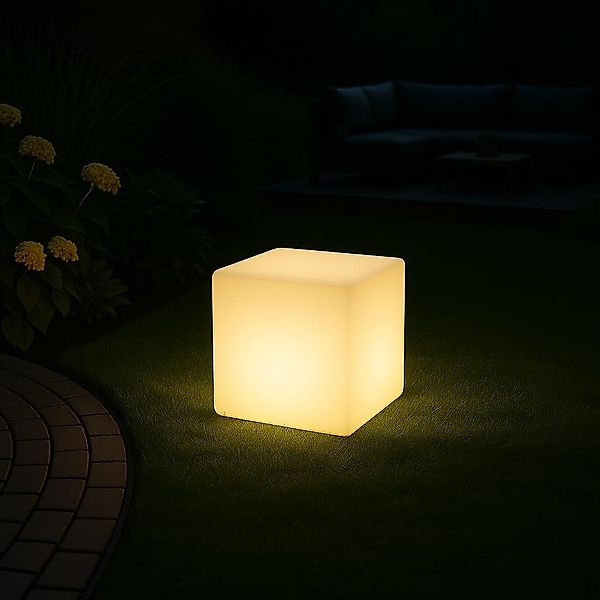 MeLiTec LED Gartenleuchte, LED wechselbar, RGBW, günstig online kaufen