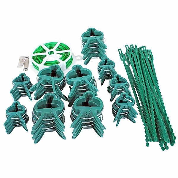 Jardinion Gartenpflege-Set, Pflanzenhalter, Rankenhilfe, Pflanzbefestigung günstig online kaufen