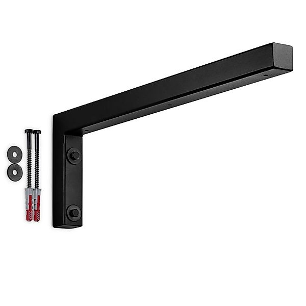 SOTECH Wandkonsole L-Winkel WK450 450 x 150 x 30 mm Schwarz Matt günstig online kaufen