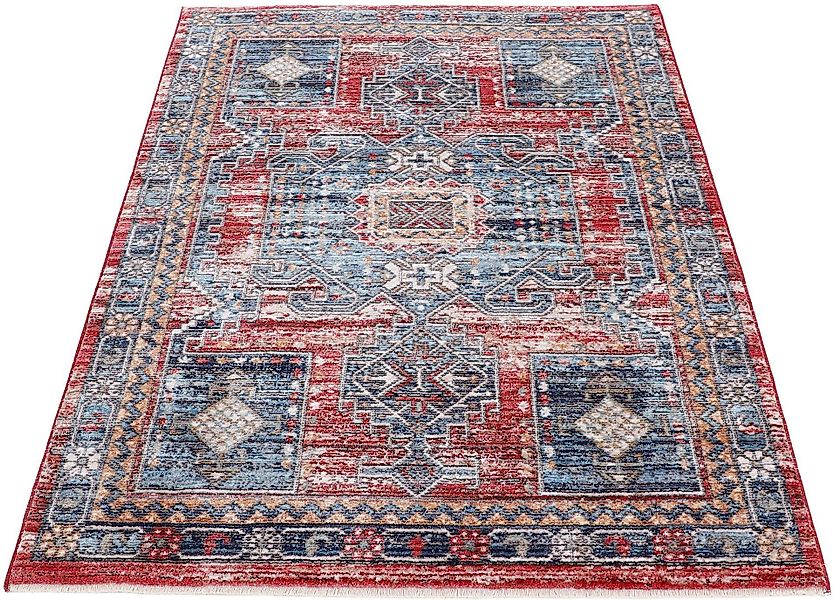 carpetfine Teppich "Phoenix" rechteckig 6 mm Höhe Vintage Orient Look, mit günstig online kaufen