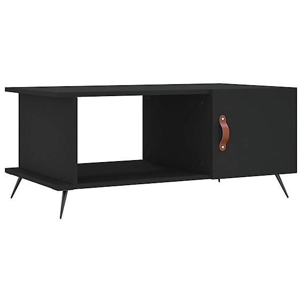 vidaXL Couchtisch Couchtisch Schwarz 90x50x40 cm Holzwerkstoff (1-St) günstig online kaufen