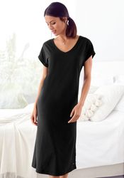 LASCANA Nachthemd mit Seitenschlitzen günstig online kaufen